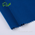 Tessuto in poliestere intrecciato a doppia maglia blu per abbigliamento